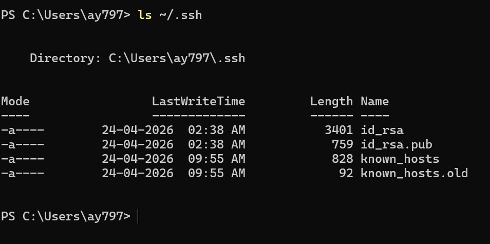 SSH Connection with GitHub (Windows)
