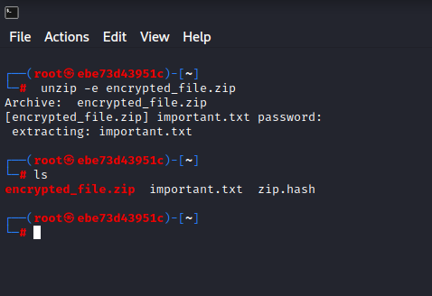 Cracking Password Protected zip files using john the ripper | by Shashwat  Agrawal | System Weakness