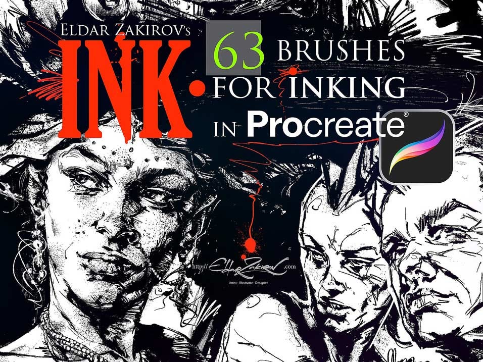 FineLiner Ink Procreate Brushes