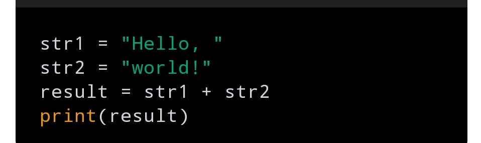 What is concatenation in python ? - Chijindu Chike - Medium