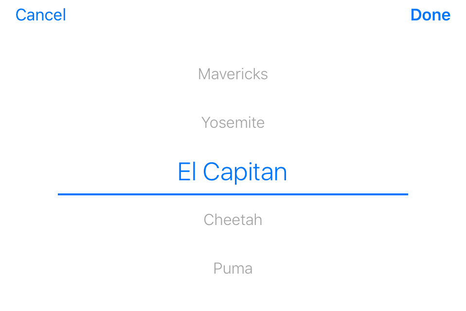 PickerView: Your customizable alternative to UIPickerView. | by Filipe ...