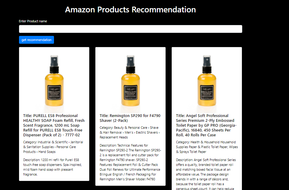 Amazone Products Recommendation System using machine learning with ...