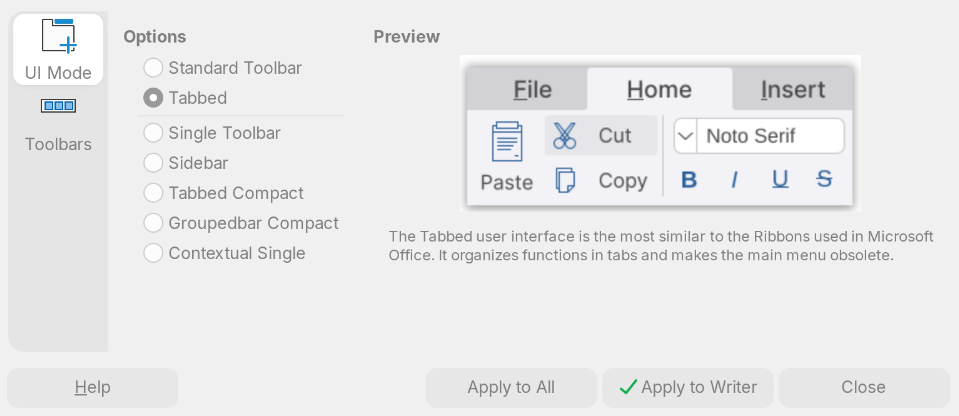Use Zorin OS LibreOffice theme on any Linux OS (flatpak)