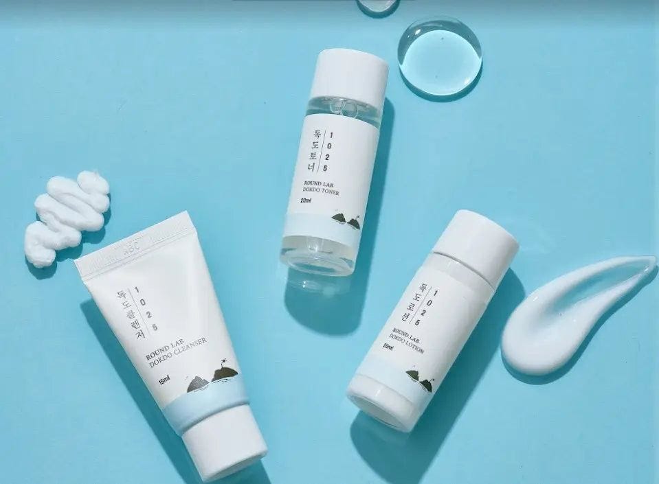Round Lab On The Go Kit Cleanser 40ml Toner 50ml Lotion 50ml — A Minimalist Skincare Ritual That…