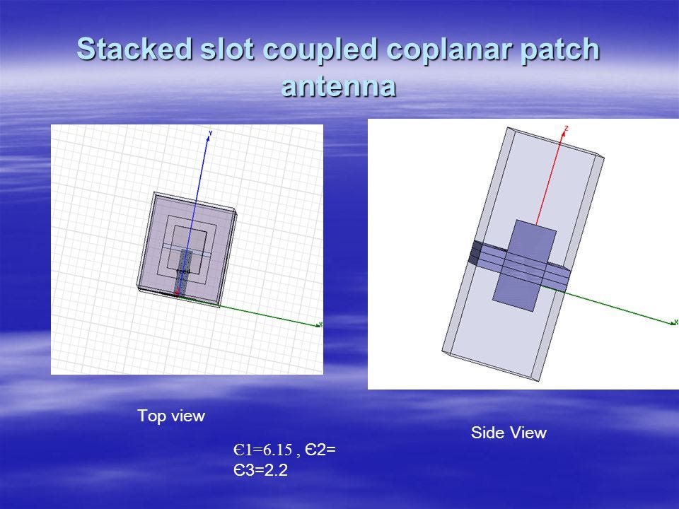 A New Aperture Coupled Microstrip Slot Antenna by loadarch Medium