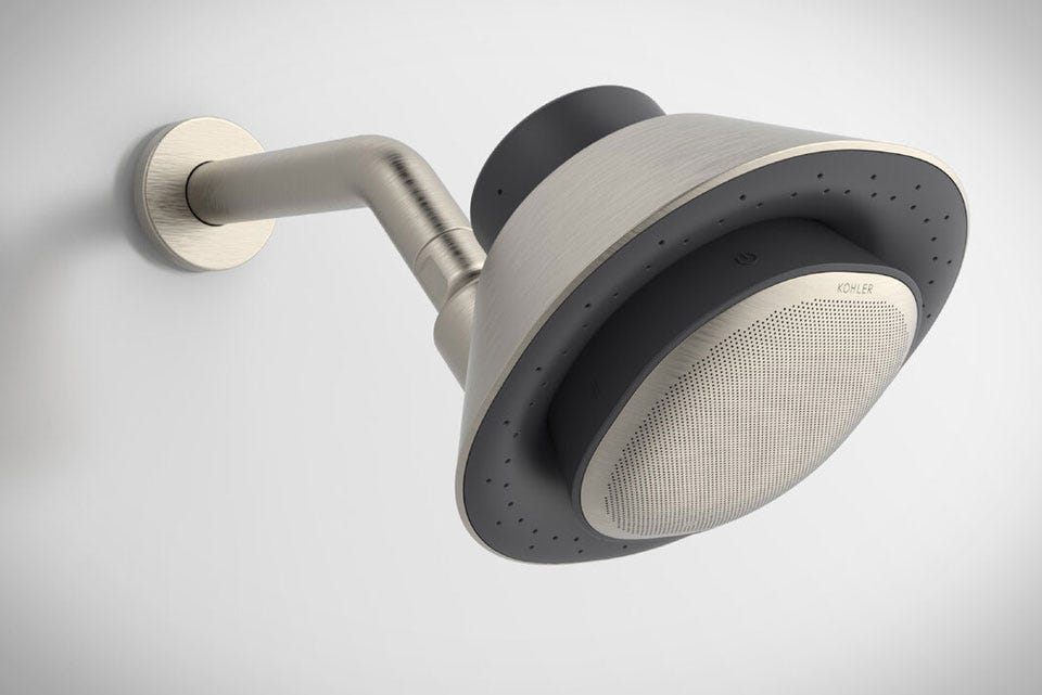 Kohler Moxie Showerhead & Smart Speaker by Infinity Masculine Medium