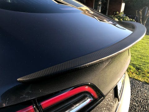 Tesla Model Y Rear Spoiler - Carbon Fiber