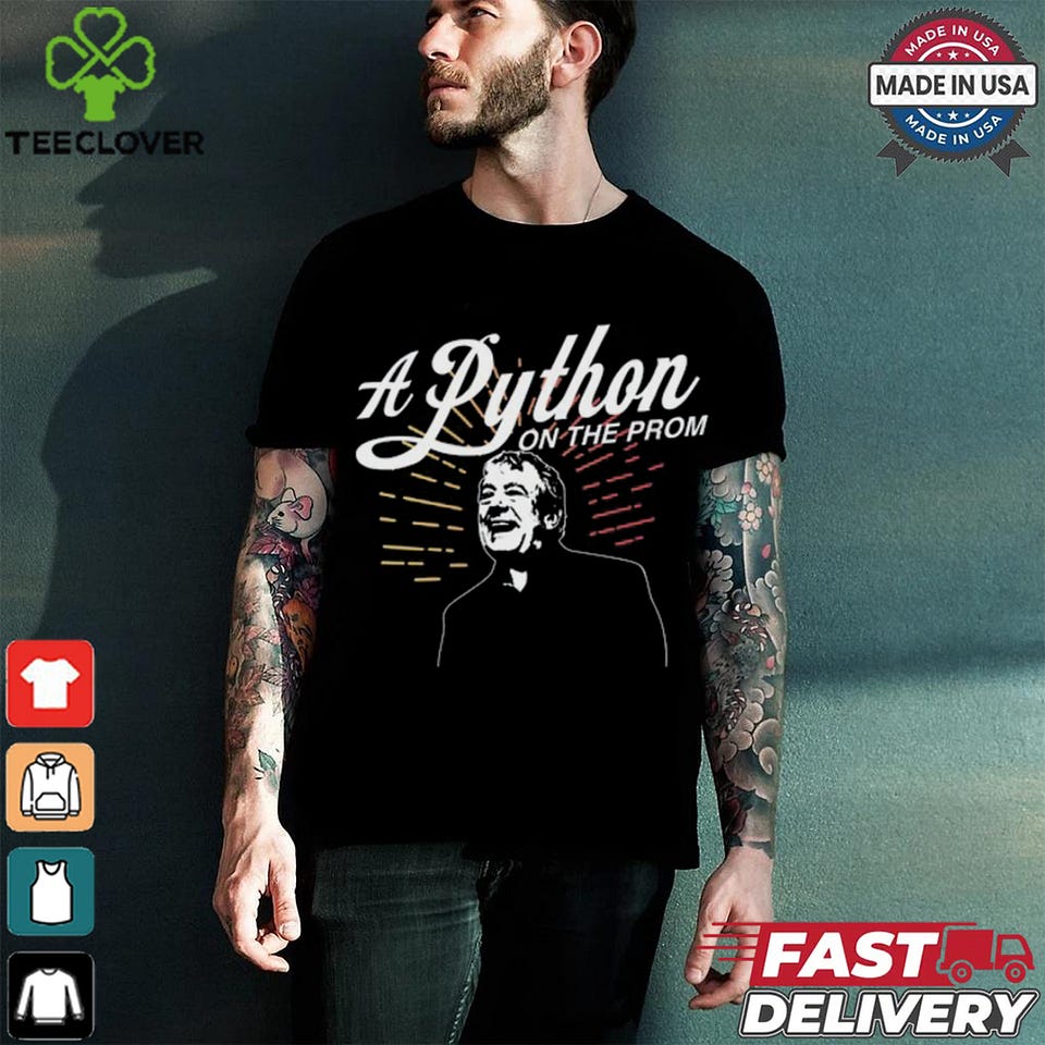 Terry Jones A Python On The Prom Tee shirt | by teecloverlo | Sep, 2024 ...
