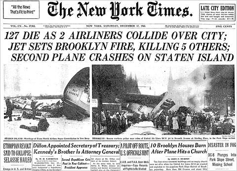 Blind And Fast  1960 New York Mid Air Collision 