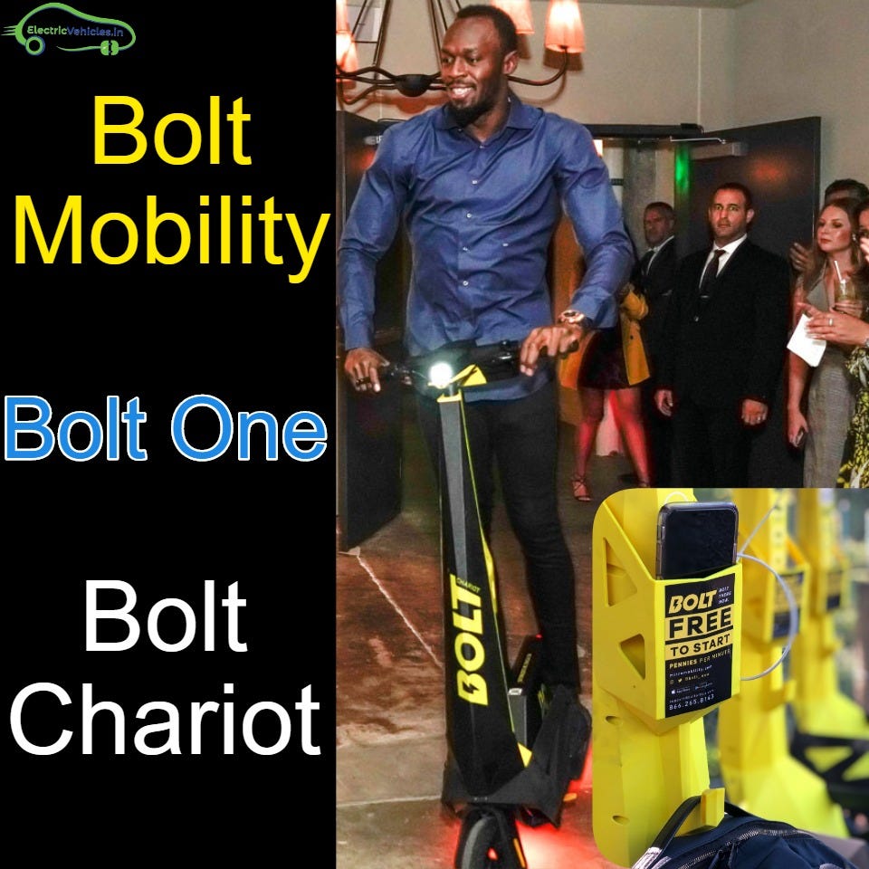 Usain Bolt Launched Bolt Mobility Scooters | by electric vehicles | Medium