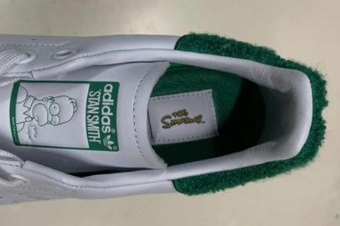 adidas homer backing into bushes