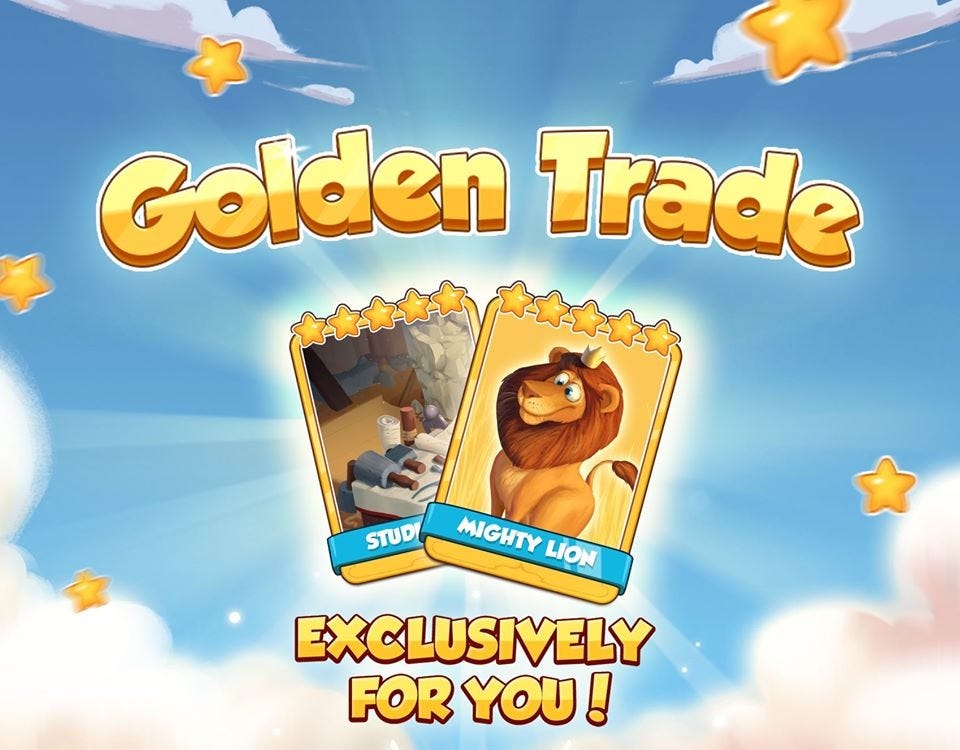 Coin Master Golden Card Trade Link by atworkslots Medium