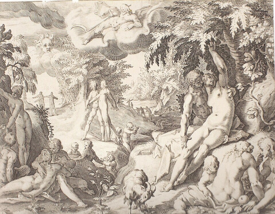 Robert Willemsz de Baudous: Golden Age, etching, c. 1598.