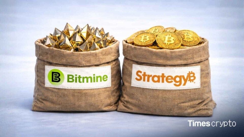 Strategy & Bitmine Dominate Corporate Crypto Treasuries, Holding 815K BTC & 5 Million ETH |…
