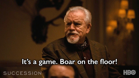 Boar on the Floor. In season 2, episode 3 of Succession… | by Redbeard |  Medium