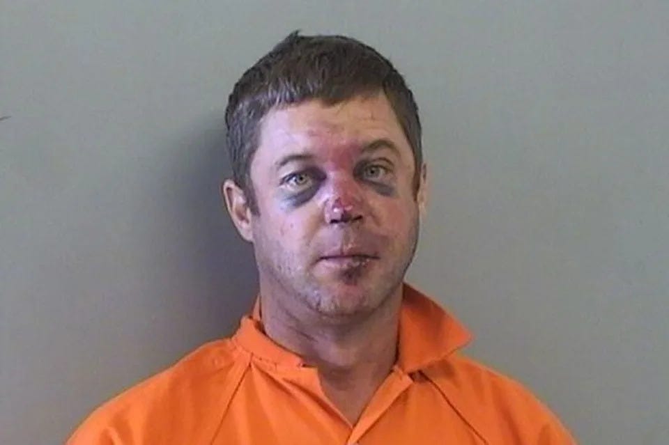 Elliott L. Binney, 43, admitted to taking a “gulp” of vodka before crashing his car, killing his 16-year-old daughter -Credit:Tulsa County Jail