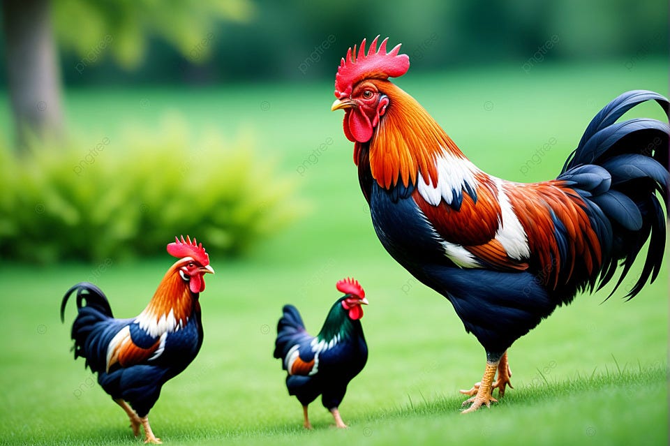 Old Cock vs. Young Cock: A Farmer’s Challenge with an Unexpected Twist
