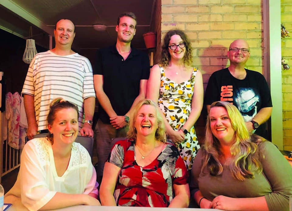 A rare photo of me with my six children… the first time together since 2010… Dec 2018
