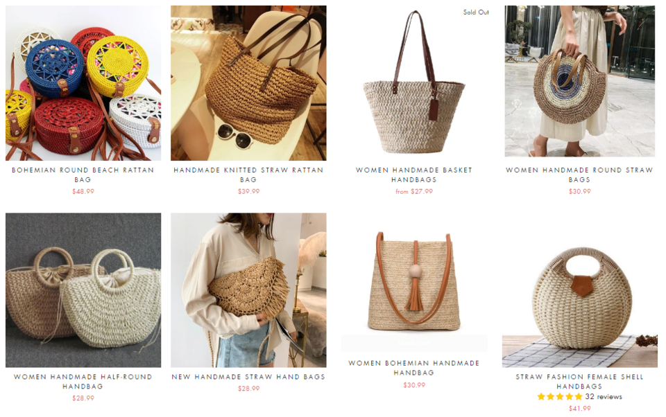 Bali Addiction - Cylindrical Rattan Handbag Medium