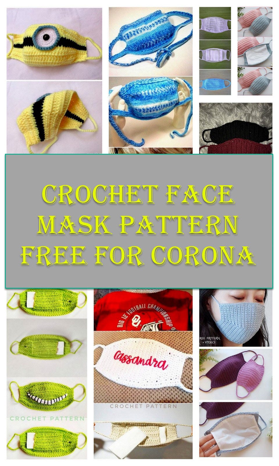 Diy Crochet Face Masks Patterns Free For Protect Against Coronavirus by Diymakes Medium