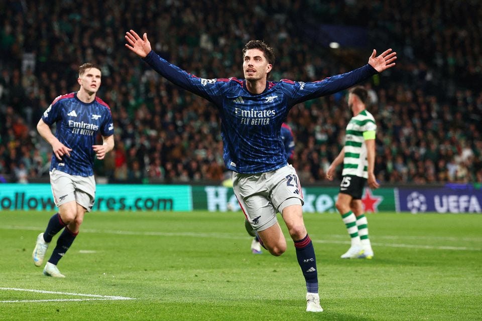씨유티비 Arsenal Find Late Magic as Havertz Secures First-Leg Advantage ⚽✨