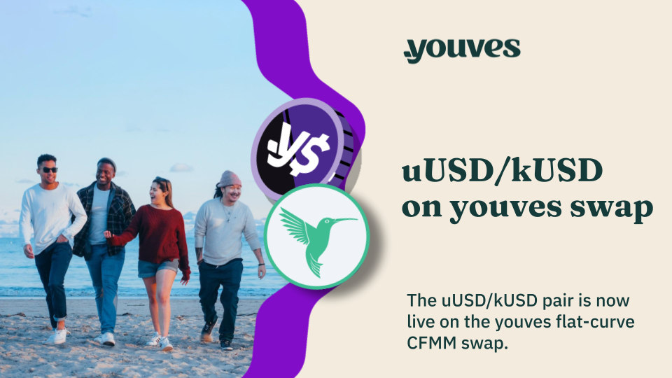 uUSD/kUSD on the youves Flat-Curve CFMM Swap