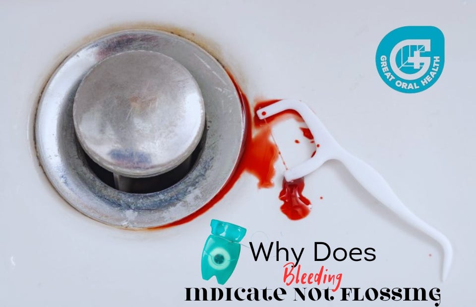 WHY DOES BLEEDING INDICATE NOT FLOSSING? Great Oral Health Medium