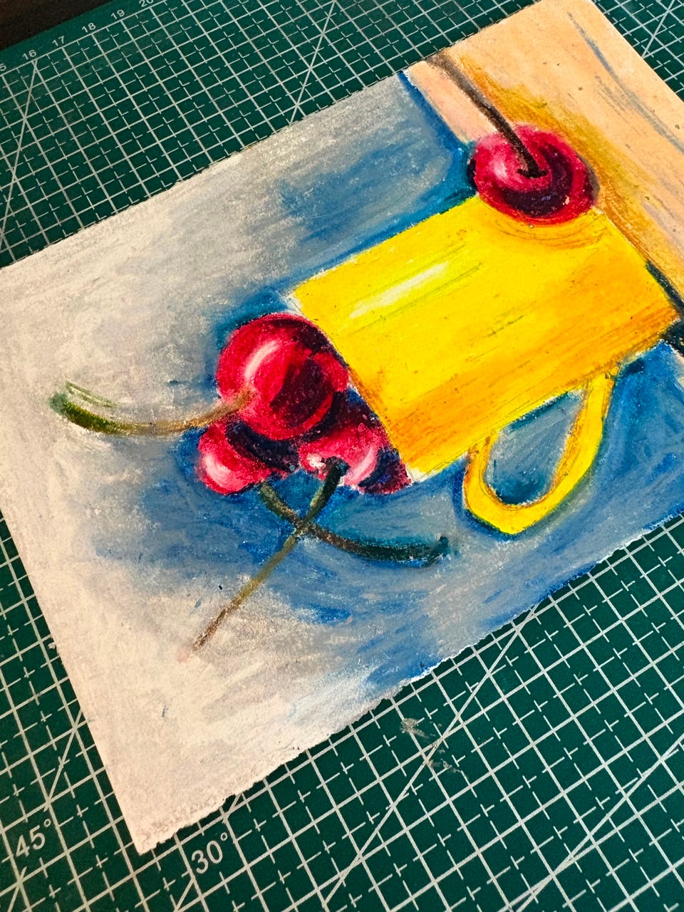 I recently took a stab at oil pastels!