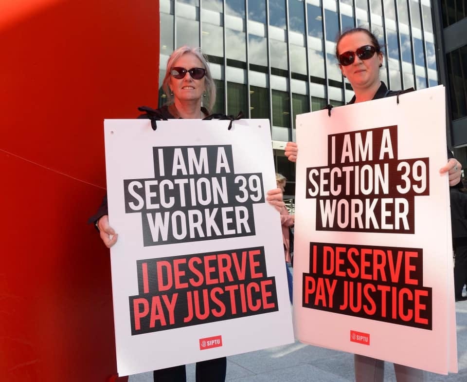 SIPTU accuses government of reneging on Section 39 pay justice deal