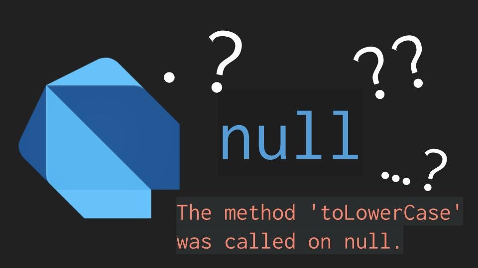 Dealing with nulls in Dart. Despite it’s young age and influence… by