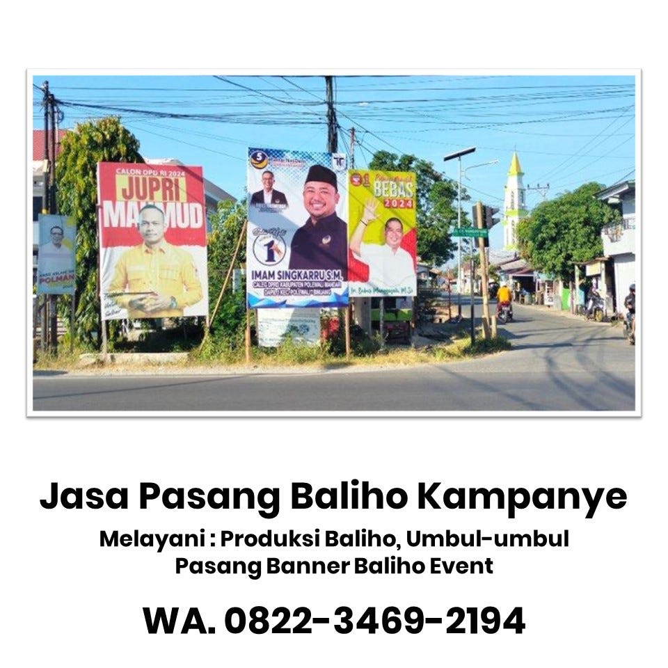 WA. 0822–3469–2194 Jasa Pasang Banner Baliho Kampanye Di Tuban