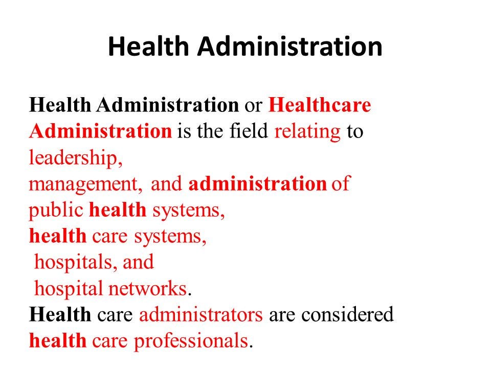 Master The Art Of Health Administration Definition With These 7 Tips