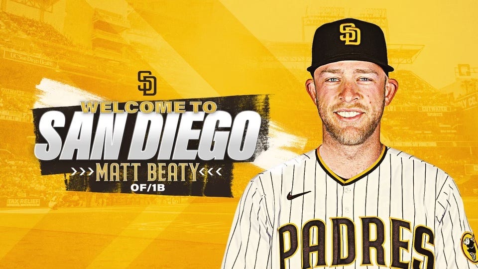 Padres Acquire Matt Beaty From Dodgers, by FriarWire