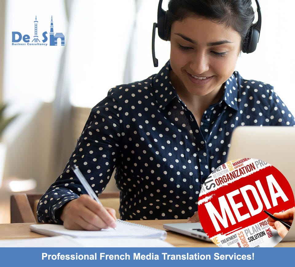 Professional French Media Translation Services! Delshconsultancy Medium