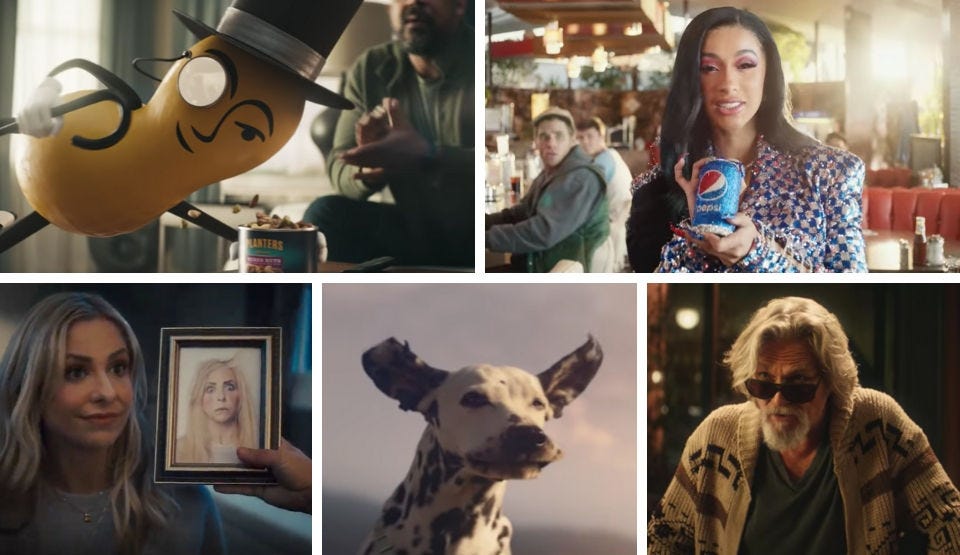 The Athletic on X: This year's Super Bowl commercials went heavy