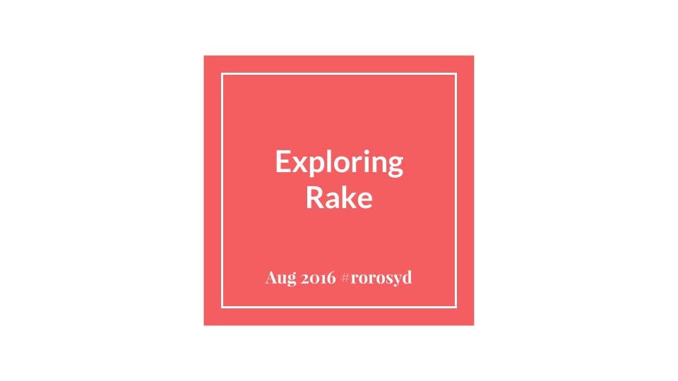 What is Rake in Ruby & How to Use it - RubyGuides