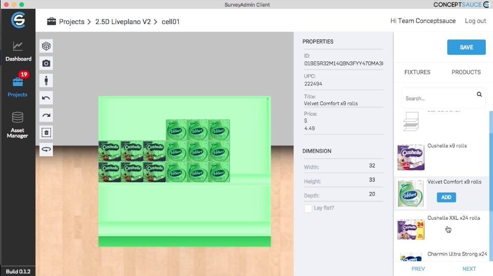 Building Shelf Tests in Minutes using the Advanced Online Planogram