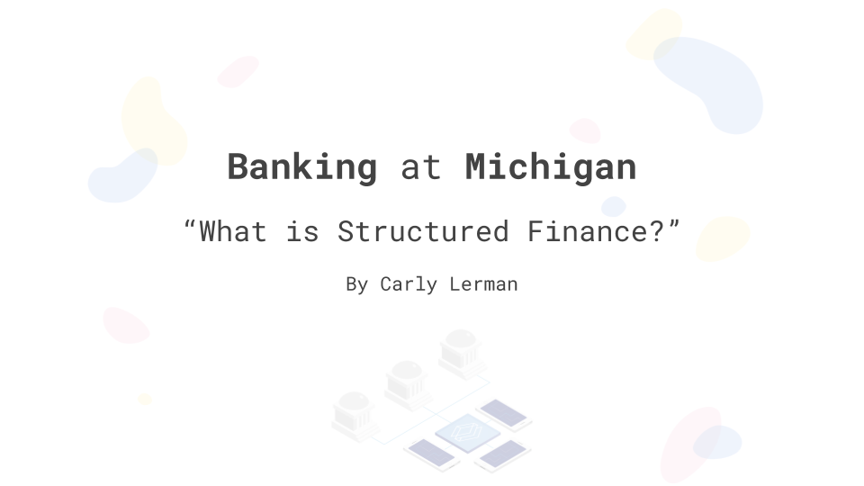 What is Structured Finance?. Within an Investment Bank there are… by