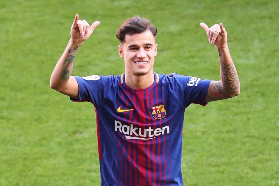 Every Philippe Coutinho goal for Barça in the 2017/18 season