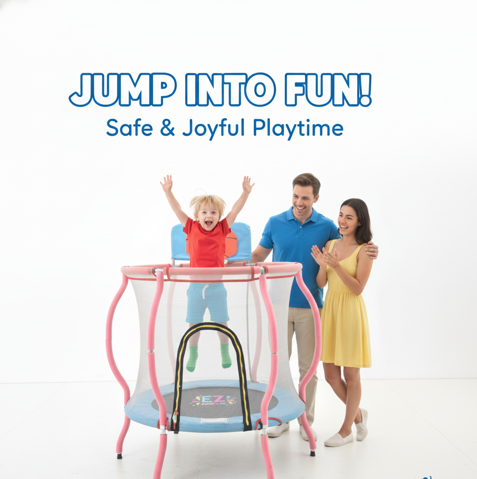 EZ JUMPLIN Trampoline for Kids: Safe, Fun & Built for Everyday Play