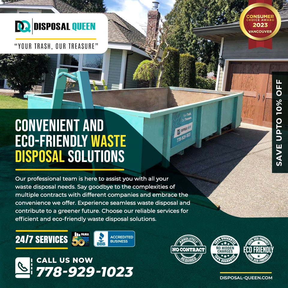 Convenient and EcoFriendly Waste Disposal Solutions Disposal Queen Ltd. Medium