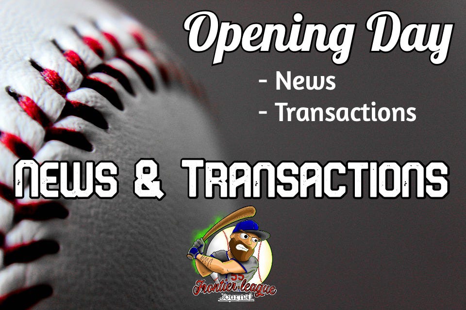 News & Transactions Opening Day, Home Run Derby, Nolan, Rios, Capra