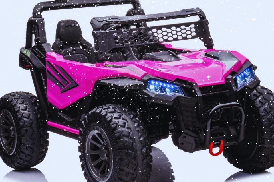 24 Volt Ride On With Rubber Tires And Remote