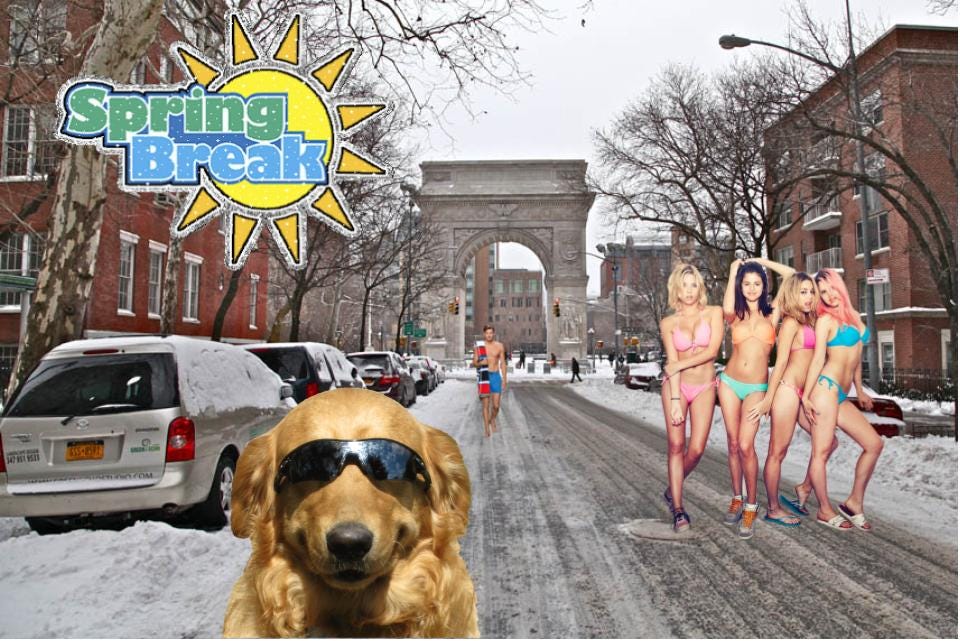 Staying On Campus for Spring Break Doesn’t Have to Suck by Camille