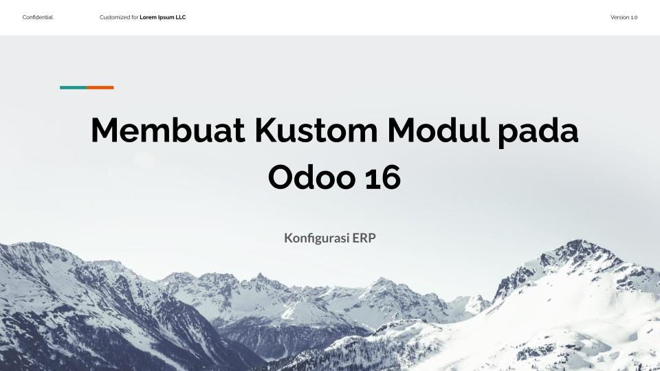 Membuat Kustom Modul pada Odoo 16 | by Maida Saniyah | Medium