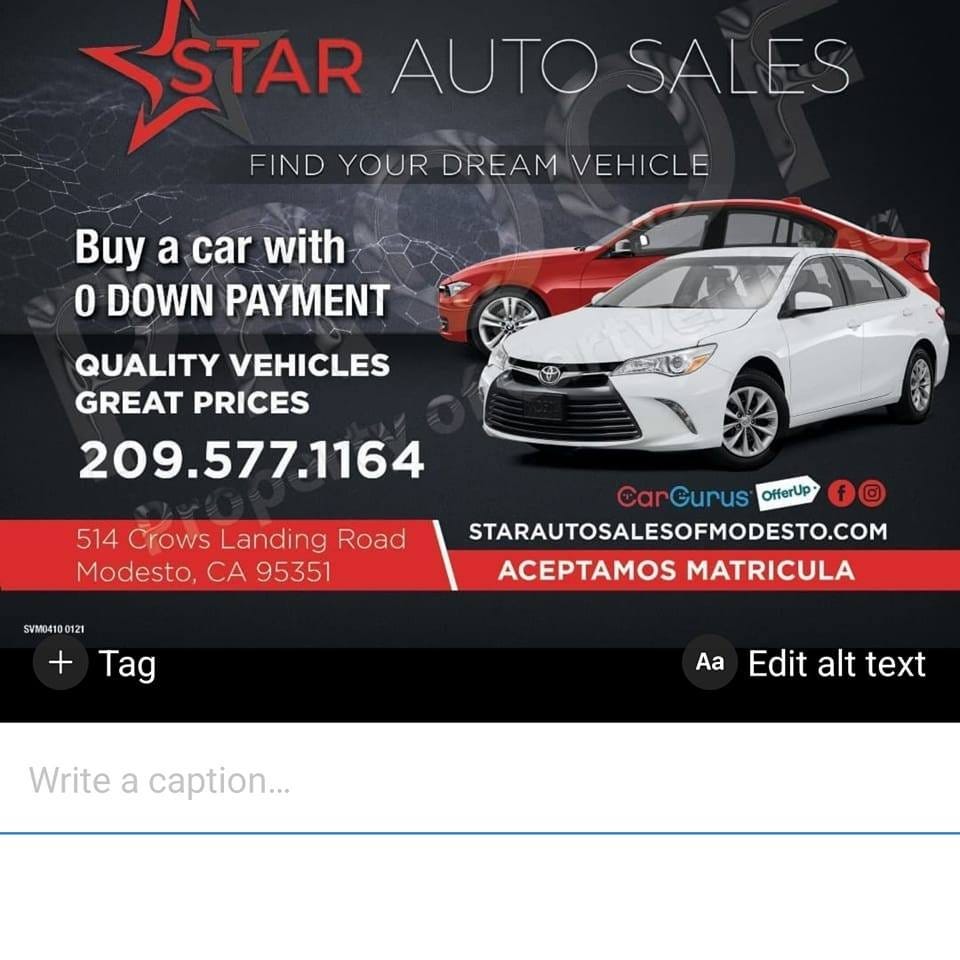STAR AUTO SALES. At Star Auto Sales, we are in the… by STAR AUTO