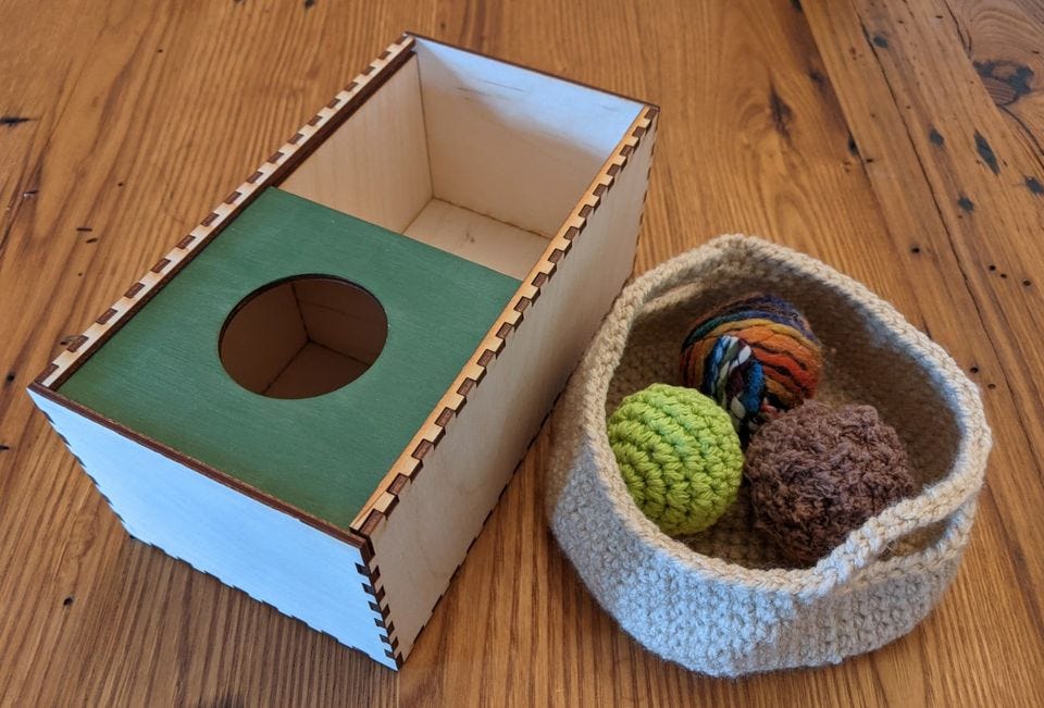 DIY Montessori Sliding Top Box