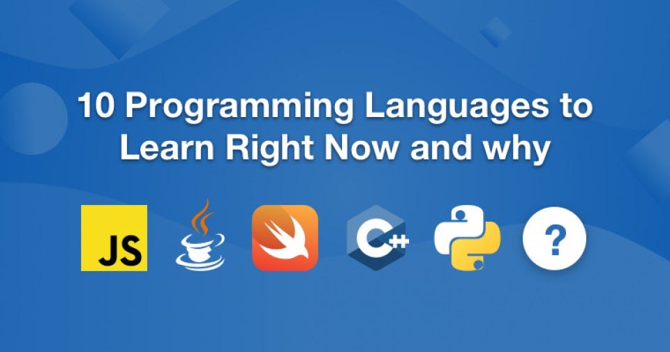 10 Most Popular Programming Languages In 2020 | by Sumbul Seiyyad | Medium
