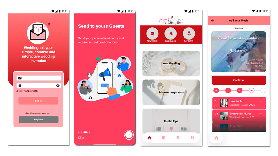 UX Case Study: Weddingital. Weddingital is a mobile app to create… | by ...