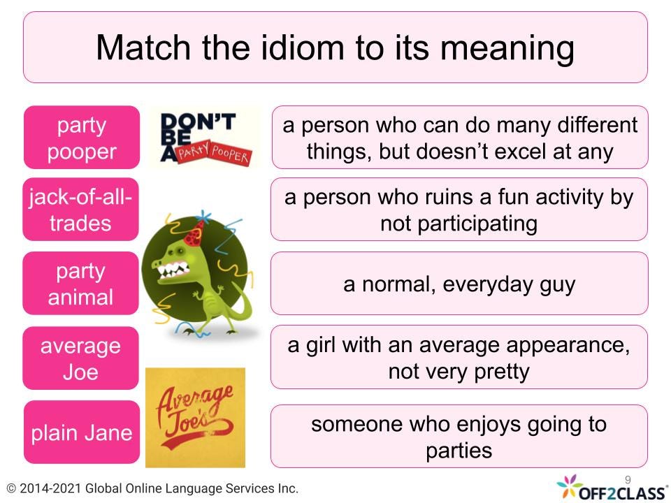 How to Plan and Teach Idioms — Listening Fun